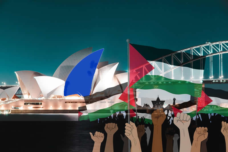 Sydney Opera House Israel Protest