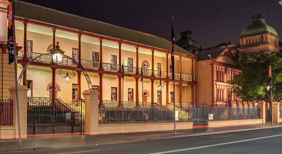 NSW Parliament House, Sydney - where new laws to combat hate speech are now being debated.